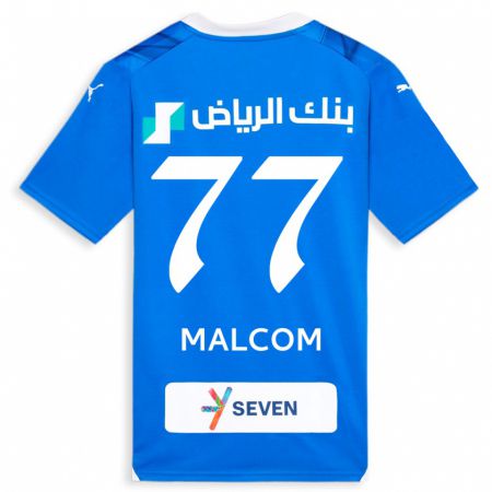 Kandiny Férfi Malcom #77 Kék Hazai Jersey 2023/24 Mez Póló Ing
