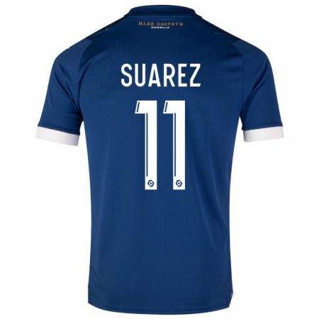 Kandiny Férfi Luis Suarez #11 Sötétkék Idegenbeli Jersey 2023/24 Mez Póló Ing
