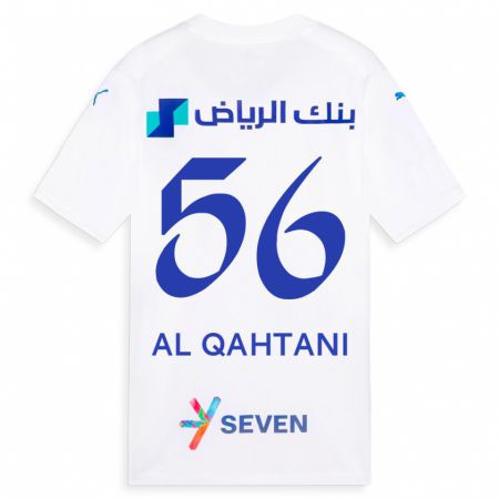 Kandiny Férfi Mohammed Al-Qahtani #56 Fehér Idegenbeli Jersey 2023/24 Mez Póló Ing