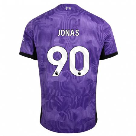 Kandiny Férfi Lee Jonas #90 Lila Harmadik Számú Jersey 2023/24 Mez Póló Ing