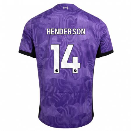 Kandiny Férfi Henderson #14 Lila Harmadik Számú Jersey 2023/24 Mez Póló Ing