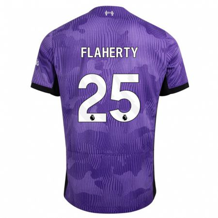 Kandiny Férfi Gilly Flaherty #25 Lila Harmadik Számú Jersey 2023/24 Mez Póló Ing