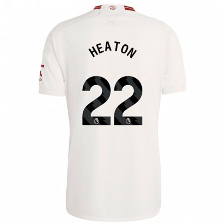 Kandiny Férfi Tom Heaton #22 Fehér Harmadik Számú Jersey 2023/24 Mez Póló Ing