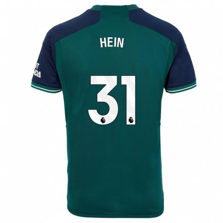 Kandiny Férfi Karl Hein #31 Zöld Harmadik Számú Jersey 2023/24 Mez Póló Ing