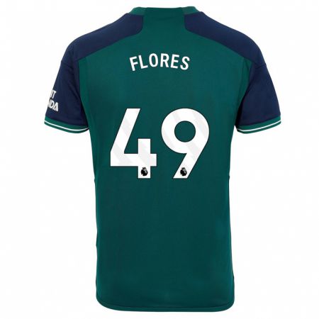 Kandiny Férfi Marcelo Flores #49 Zöld Harmadik Számú Jersey 2023/24 Mez Póló Ing