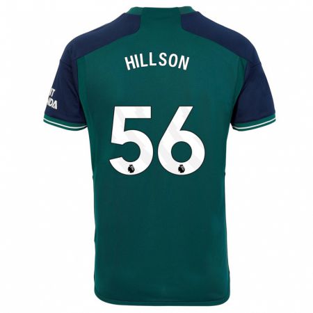 Kandiny Férfi James Hillson #56 Zöld Harmadik Számú Jersey 2023/24 Mez Póló Ing