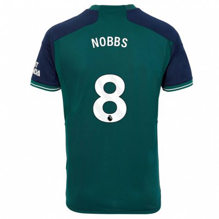 Kandiny Férfi Nobbs #8 Zöld Harmadik Számú Jersey 2023/24 Mez Póló Ing
