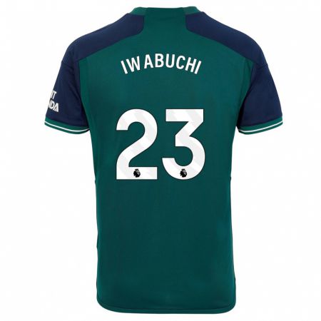 Kandiny Férfi Mana Iwabuchi #23 Zöld Harmadik Számú Jersey 2023/24 Mez Póló Ing
