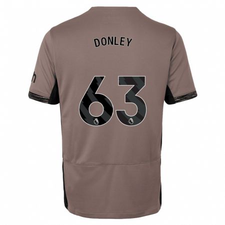 Kandiny Férfi Jamie Donley #63 Sötét Bézs Harmadik Számú Jersey 2023/24 Mez Póló Ing