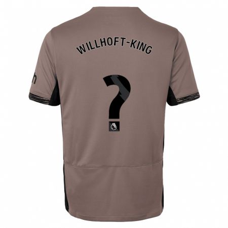 Kandiny Férfi Han Willhoft-King #0 Sötét Bézs Harmadik Számú Jersey 2023/24 Mez Póló Ing