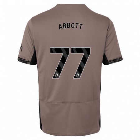 Kandiny Férfi George Abbott #77 Sötét Bézs Harmadik Számú Jersey 2023/24 Mez Póló Ing