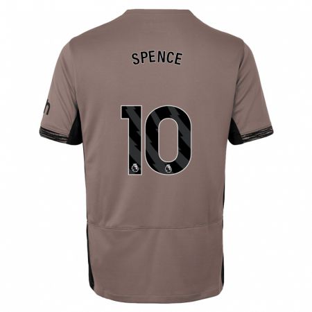 Kandiny Férfi Drew Spence #10 Sötét Bézs Harmadik Számú Jersey 2023/24 Mez Póló Ing