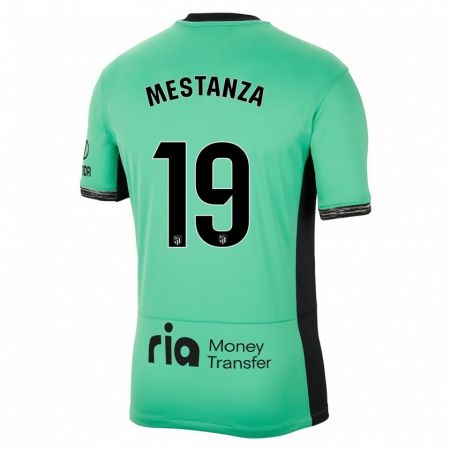 Kandiny Férfi Alejandro Mestanza #19 Tavaszi Zöld Harmadik Számú Jersey 2023/24 Mez Póló Ing