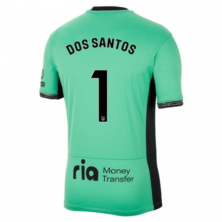 Kandiny Férfi Alex Dos Santos #1 Tavaszi Zöld Harmadik Számú Jersey 2023/24 Mez Póló Ing