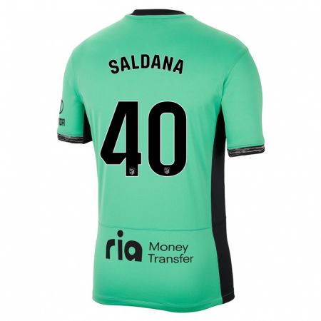 Kandiny Férfi Jose Saldana #40 Tavaszi Zöld Harmadik Számú Jersey 2023/24 Mez Póló Ing