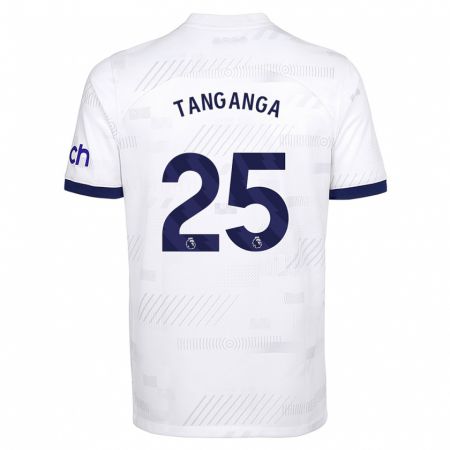 Kandiny Női Japhet Tanganga #25 Fehér Hazai Jersey 2023/24 Mez Póló Ing