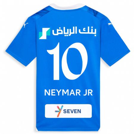 Kandiny Női Neymar #10 Kék Hazai Jersey 2023/24 Mez Póló Ing