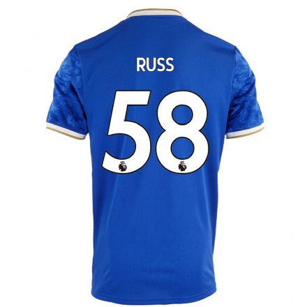 Férfi Labdarúgás Will Russ #58 Királykék Hazai Jersey 2021/22 Mez Póló Ing