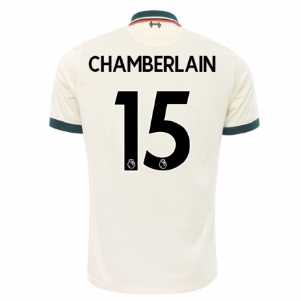 Férfi Labdarúgás Alex Oxlade-Chamberlain #15 Bézs Idegenbeli Jersey 2021/22 Mez Póló Ing