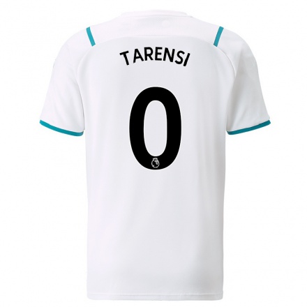 Férfi Labdarúgás Oscar Tarensi #0 Fehér Idegenbeli Jersey 2021/22 Mez Póló Ing