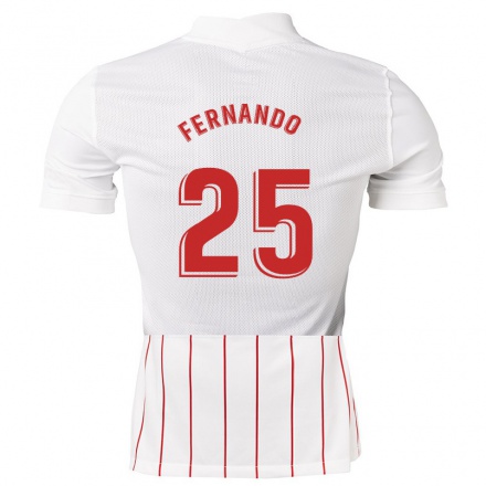 Férfi Labdarúgás Fernando Reges #25 Fehér Hazai Jersey 2021/22 Mez Póló Ing