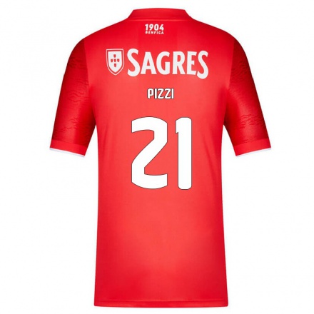 Férfi Labdarúgás Pizzi #21 Piros Hazai Jersey 2021/22 Mez Póló Ing