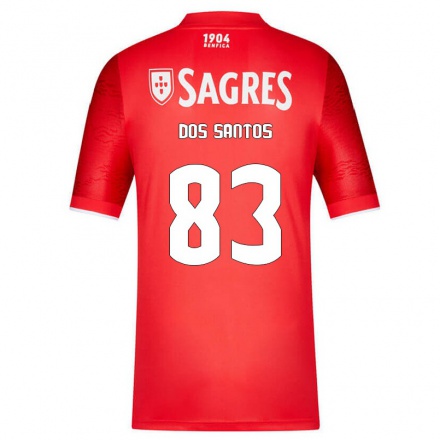 Férfi Labdarúgás Carlos Dos Santos #83 Piros Hazai Jersey 2021/22 Mez Póló Ing
