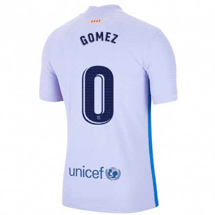 Férfi Labdarúgás Gerard Gomez #0 Világos Ibolya Idegenbeli Jersey 2021/22 Mez Póló Ing