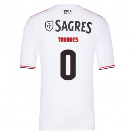 Férfi Labdarúgás Tomas Tavares #0 Fehér Idegenbeli Jersey 2021/22 Mez Póló Ing