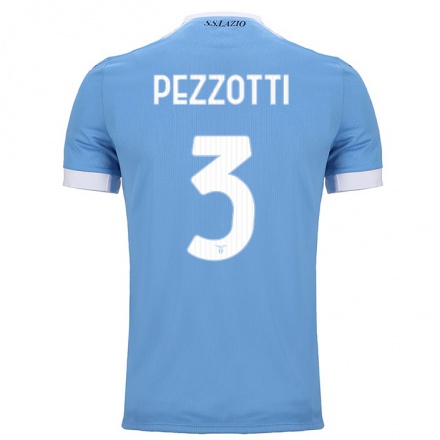 Férfi Labdarúgás Arianna Pezzotti #3 Kék Hazai Jersey 2021/22 Mez Póló Ing
