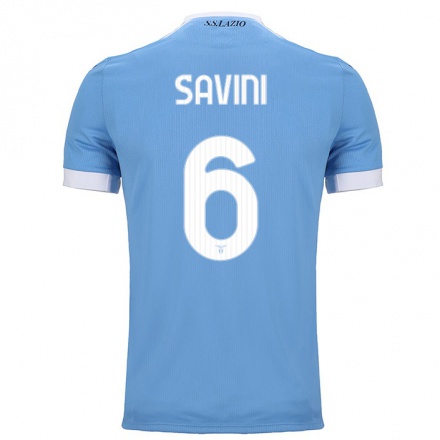 Férfi Labdarúgás Federica Savini #6 Kék Hazai Jersey 2021/22 Mez Póló Ing