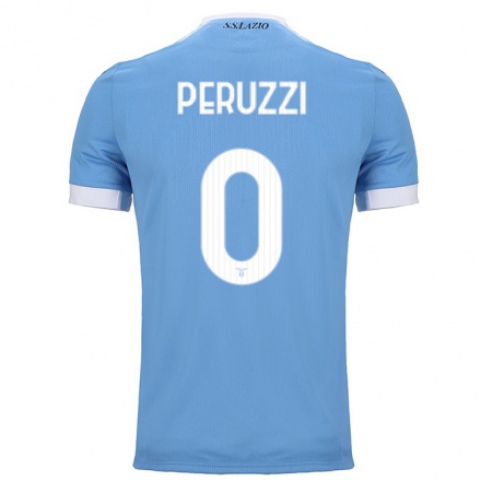 Férfi Labdarúgás Mattia Peruzzi #0 Kék Hazai Jersey 2021/22 Mez Póló Ing