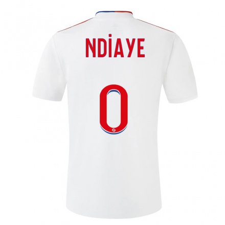 Férfi Labdarúgás Abdoulaye Ndiaye #0 Fehér Hazai Jersey 2021/22 Mez Póló Ing