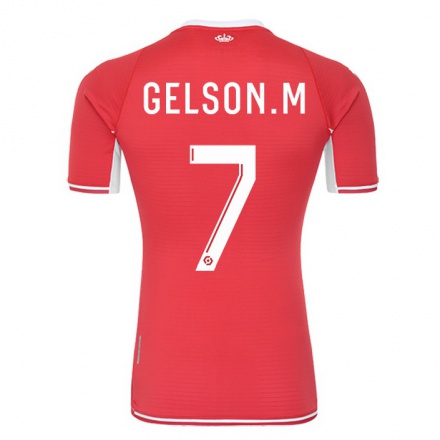 Férfi Labdarúgás Gelson Martins #7 Piros Fehér Hazai Jersey 2021/22 Mez Póló Ing
