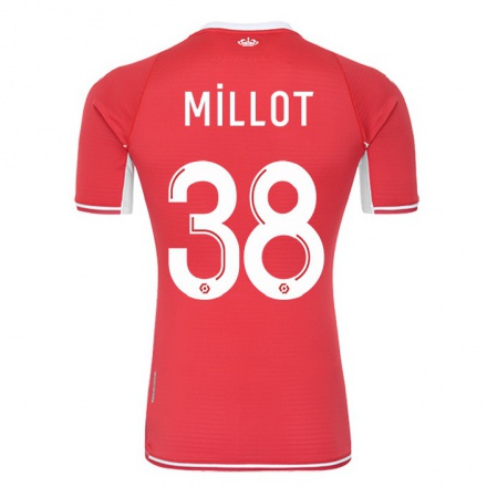 Férfi Labdarúgás Enzo Millot #38 Piros Fehér Hazai Jersey 2021/22 Mez Póló Ing
