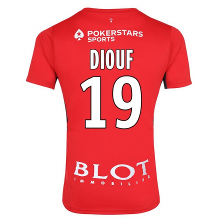 Férfi Labdarúgás Andy Diouf #19 Piros Hazai Jersey 2021/22 Mez Póló Ing