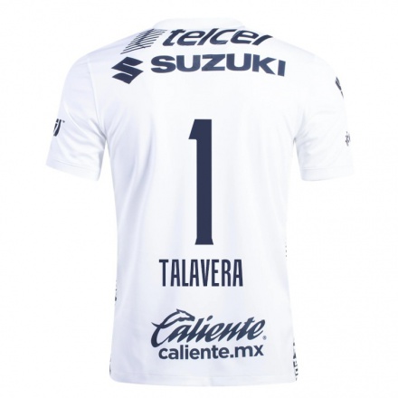 Férfi Labdarúgás Alfredo Talavera #1 Fehér Hazai Jersey 2021/22 Mez Póló Ing