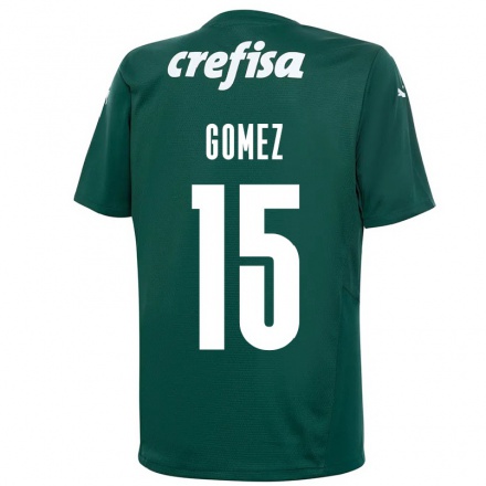 Férfi Labdarúgás Gustavo Gomez #15 Sötétzöld Hazai Jersey 2021/22 Mez Póló Ing