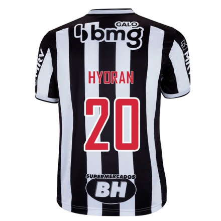 Férfi Labdarúgás Hyoran #20 Fehér Fekete Hazai Jersey 2021/22 Mez Póló Ing