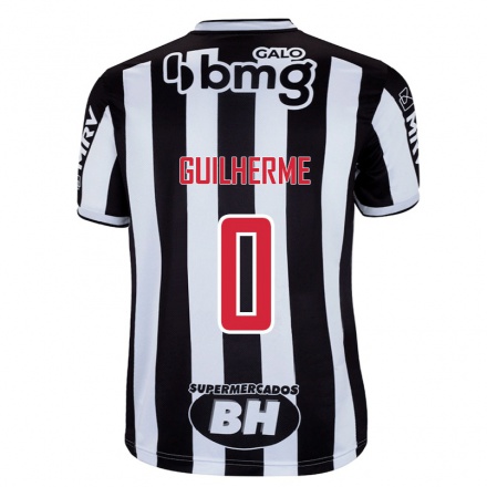 Férfi Labdarúgás Luiz Guilherme #0 Fehér Fekete Hazai Jersey 2021/22 Mez Póló Ing