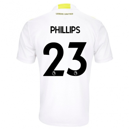 Férfi Labdarúgás Kalvin Phillips #23 Fehér Hazai Jersey 2021/22 Mez Póló Ing