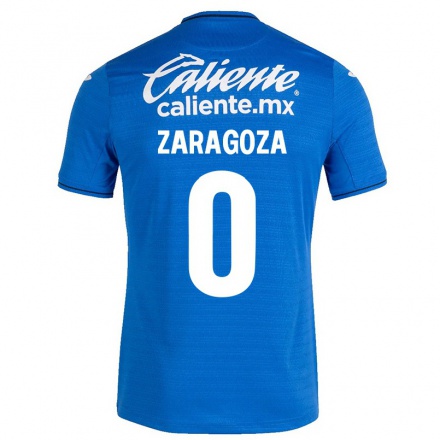 Férfi Labdarúgás Luis Zaragoza #0 Sötétkék Hazai Jersey 2021/22 Mez Póló Ing
