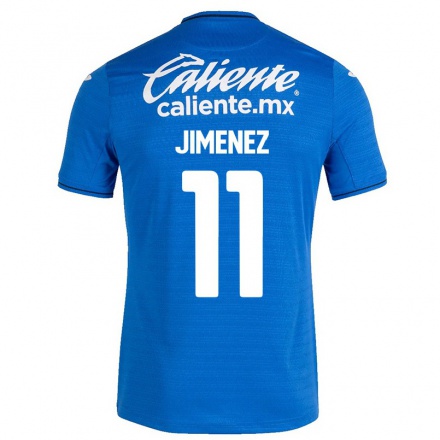 Férfi Labdarúgás Wendy Jimenez #11 Sötétkék Hazai Jersey 2021/22 Mez Póló Ing