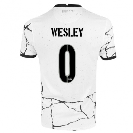 Férfi Labdarúgás Wesley #0 Fehér Hazai Jersey 2021/22 Mez Póló Ing