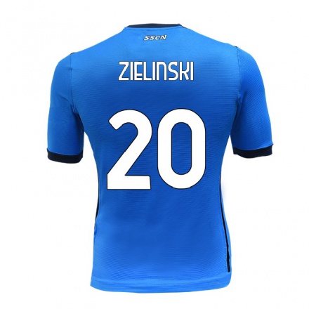Férfi Labdarúgás Piotr Zielinski #20 Kék Hazai Jersey 2021/22 Mez Póló Ing
