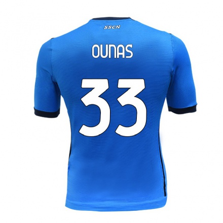 Férfi Labdarúgás Adam Ounas #33 Kék Hazai Jersey 2021/22 Mez Póló Ing