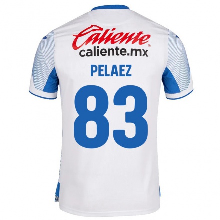 Férfi Labdarúgás Alejandro Pelaez #83 Fehér Idegenbeli Jersey 2021/22 Mez Póló Ing