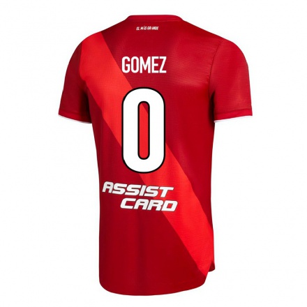 Férfi Labdarúgás Agustin Gomez #0 Piros Idegenbeli Jersey 2021/22 Mez Póló Ing