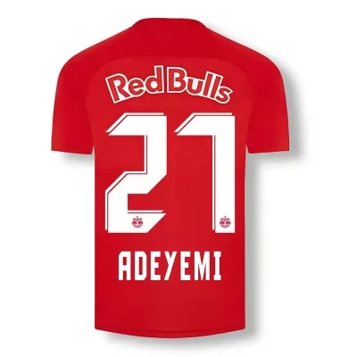 Férfi Labdarúgás Karim Adeyemi #27 Hazai Piros Mez 2020/21 Póló Ing