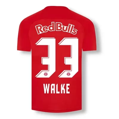 Férfi Labdarúgás Alexander Walke #33 Hazai Piros Mez 2020/21 Póló Ing
